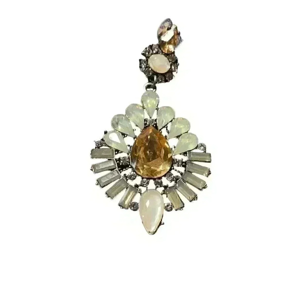 Earring-post dangle vintage earrings - Picture 4 of 5